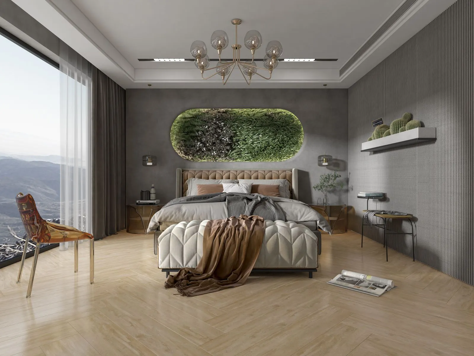 Beige Wood JAY212567 – phối cảnh 1