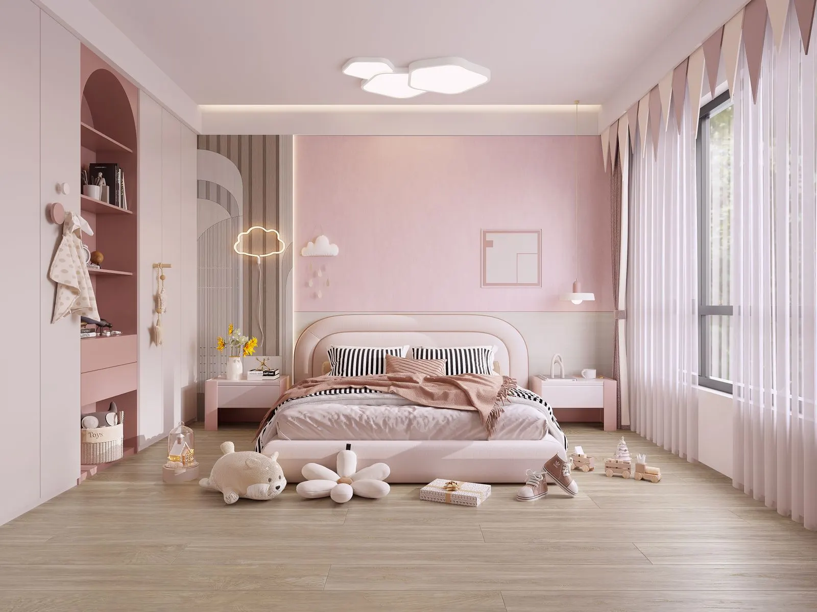 Tulip Pink JKY826099 – phối cảnh 2