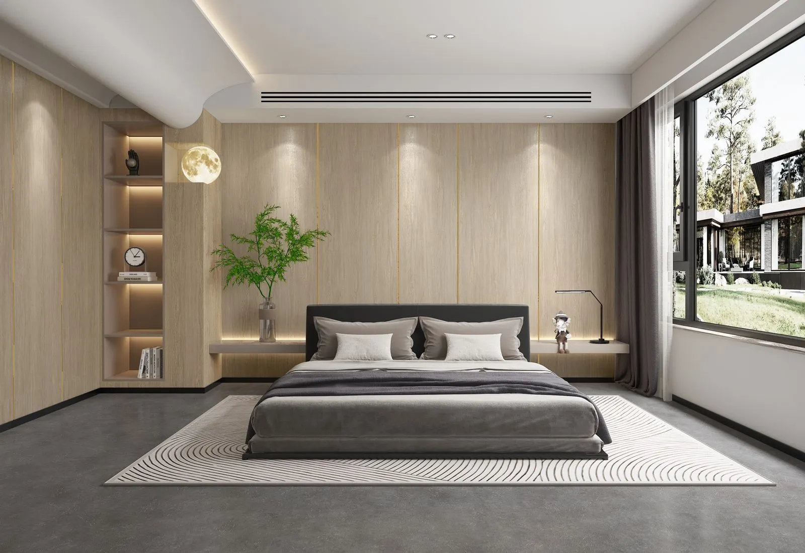 Taupe Linen JKY826104 – phối cảnh 2