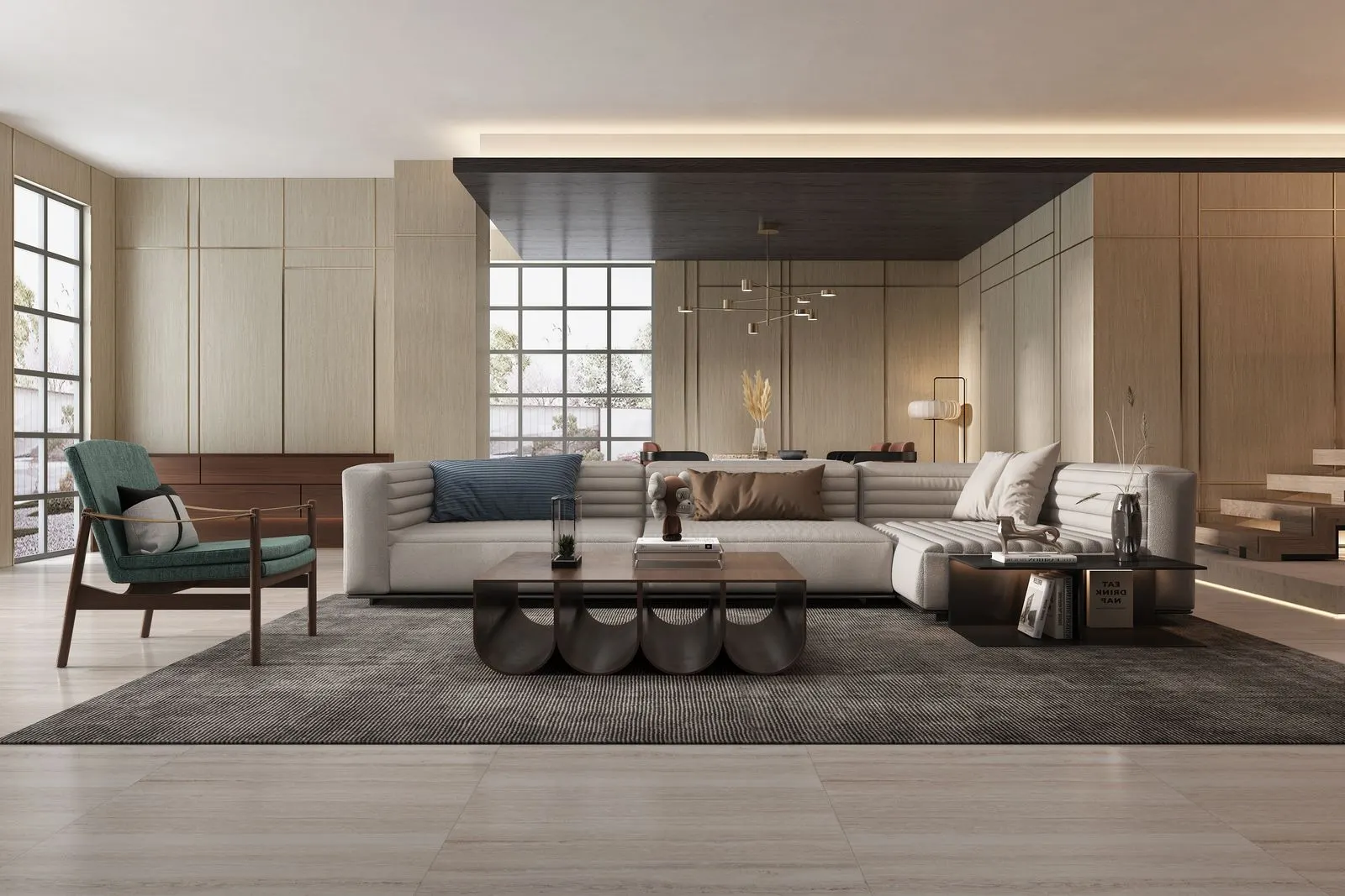 Taupe Linen JKY826104 – phối cảnh 3