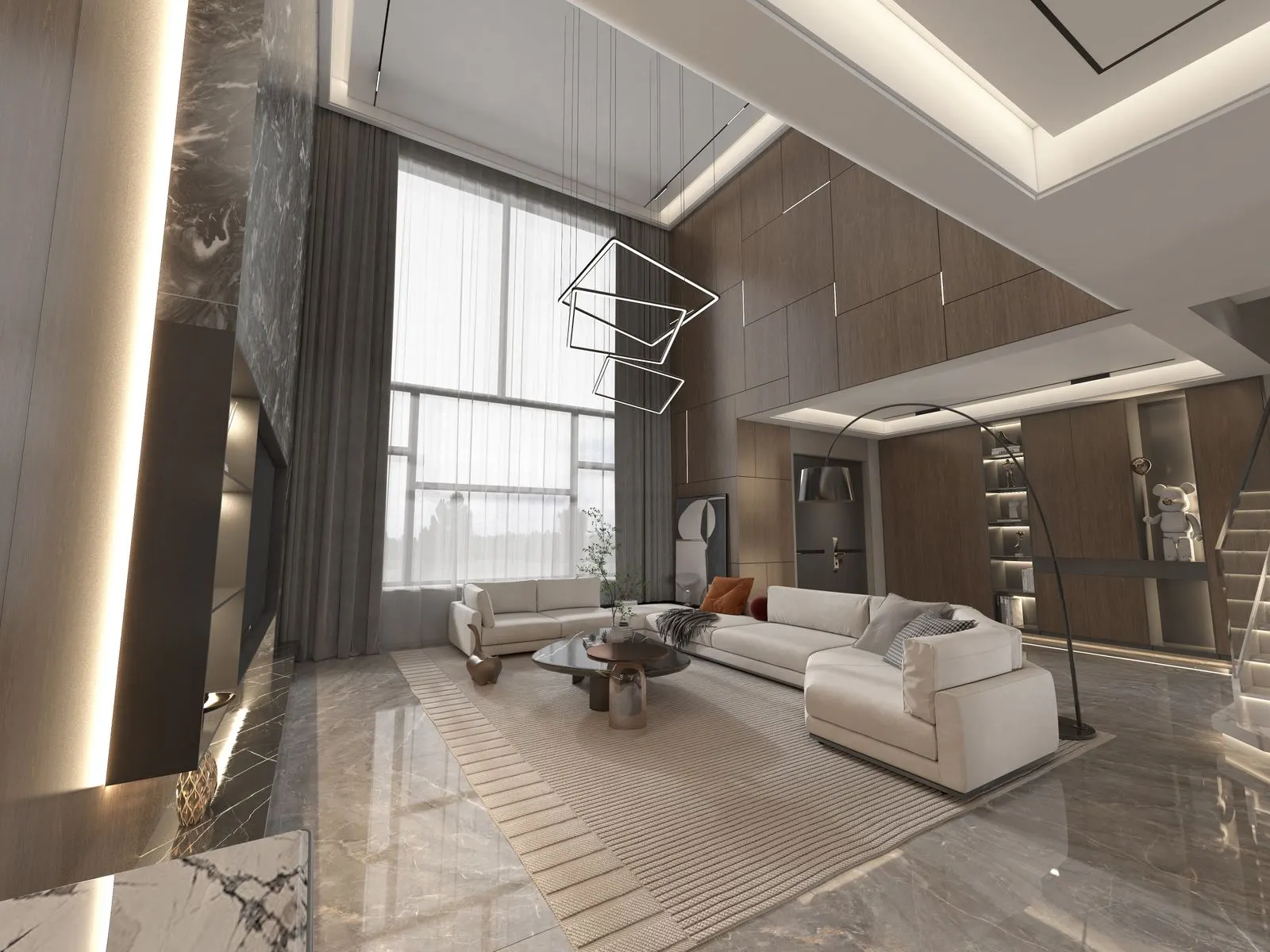 Oak Brown JKY826105 – phối cảnh 3
