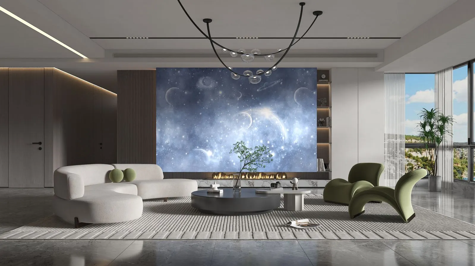 Blue Galaxy JKY826119 – phối cảnh 3
