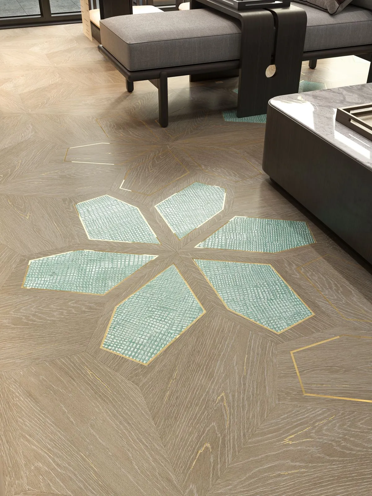 Light Brown Petal Wood JSM2645376 – phối cảnh 1