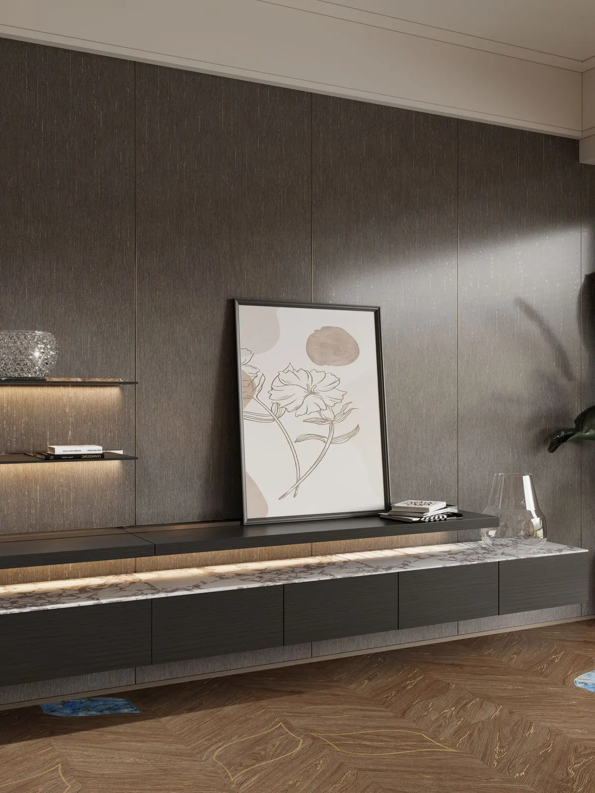 Dark Leaf Wood JSM413382 – phối cảnh 4