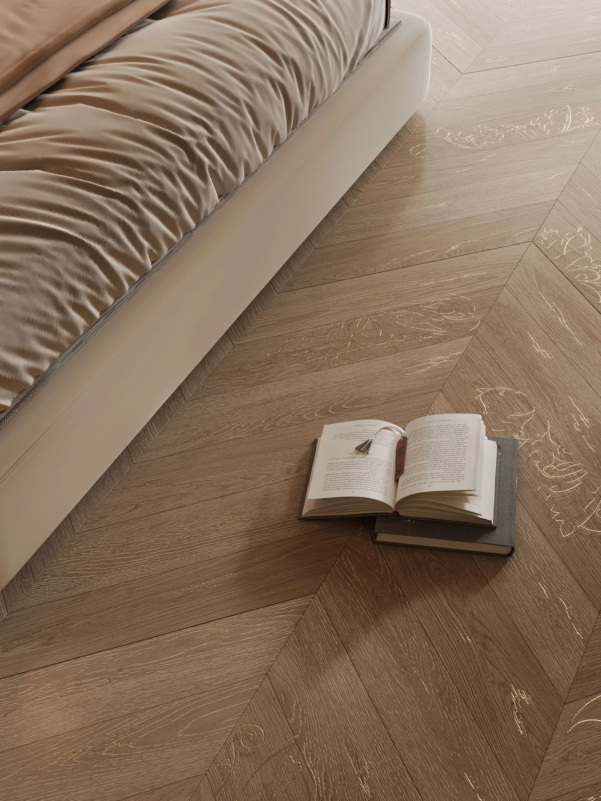 Light Herringbone Wood JSM415386 – phối cảnh 1