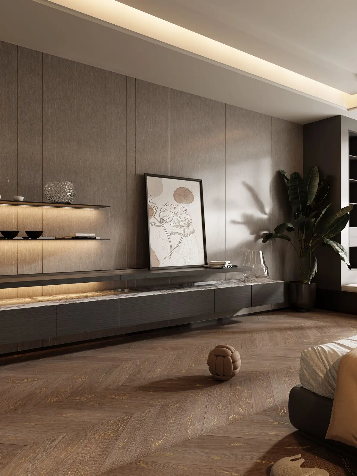 Medium Herringbone Wood JSM415387 – phối cảnh 3